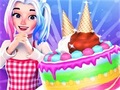 Ойын Cute Doll Cooking Cakes