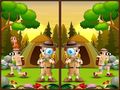 Ойын Spot 5 Differences Camping