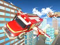 Ойын Flying Fire Truck Driving Sim