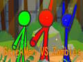 Ойын StickMan Bros Vs Zombies