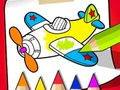 Ойын Coloring Book: Cute Plane