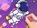 Ойын Coloring Book: Astronaut