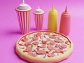Ойын Coloring Book: Pizza