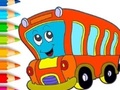 Ойын Coloring Book: Bus