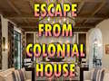 Ойын Escape From Colonial House