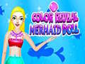 Ойын Color Reveal Mermaid Doll