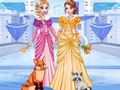 Ойын Elsa & Anna's Icy Dress Up