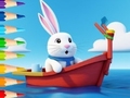 Ойын Coloring Book: Sailing Rabbit