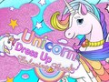 Ойын Unicorn Dress Up Coloring Book