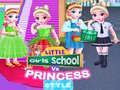 Ойын Little Girls School vs Princess Style