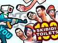 Ойын You vs 100 Skibidi Toilets