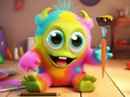 Ойын Coloring Book: Monster