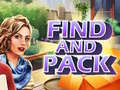 Ойын Find and Pack