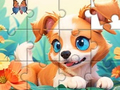 Ойын Jigsaw Puzzle: Dog And Garden