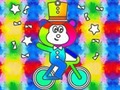 Ойын Coloring Book: Monkey Rides Unicycle