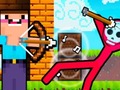 Ойын Noob Archer vs Stickman Zombie