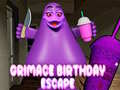 Ойын Grimace Birthday Escape