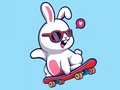Ойын Coloring Book: Rabbit Skateboard