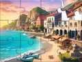 Ойын Jigsaw Puzzle: Seaside Town