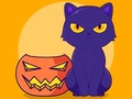 Ойын Coloring Book: Halloween Cat