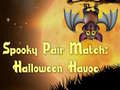 Ойын Spooky Pair Match Halloween Havoc