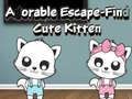 Ойын Adorable Escape Find Cute Kitten