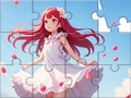 Ойын Jigsaw Puzzle: White Dress Girl