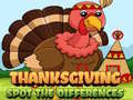 Ойын Thanksgiving Spot the Difference