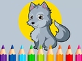 Ойын Coloring Book: Wolf