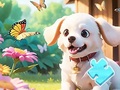 Ойын Jigsaw Puzzle: Dog In Garden