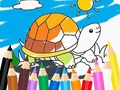 Ойын Coloring Book: Sunny Turtle