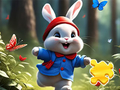 Ойын Jigsaw Puzzle: Running Rabbit