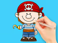 Ойын Coloring Book: Pirate