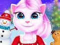 Ойын Cat Girl Christmas Decor Game