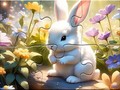 Ойын Jigsaw Puzzle: Sunny Forest Rabbit