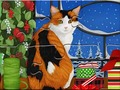 Ойын Jigsaw Puzzle: Christmas Cat