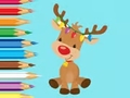 Ойын Coloring Book: Cute Christmas Reindeer