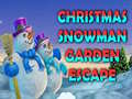 Ойын Christmas Snowman Garden Escape