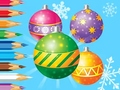 Ойын Coloring Book: Christmas Decorate Balls