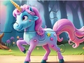 Ойын Jigsaw Puzzle: Magic Forest Unicorn