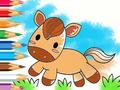 Ойын Coloring Book: Running Horse
