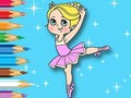 Ойын Coloring Book: Ballet Girl