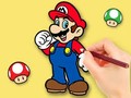 Ойын Coloring Book: Dwarf Holds Flower