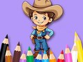 Ойын Coloring Book: Cowboy