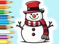 Ойын Coloring Book: Snowman Family