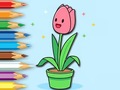 Ойын Coloring Book: A Bunch Of Tulips