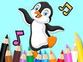 Ойын Coloring Book: Dancing Penguin