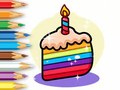 Ойын Coloring Book: Birthday Cake