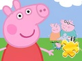 Ойын Jigsaw Puzzle: Peppa With Family