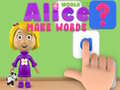 Ойын World of Alice Make Words